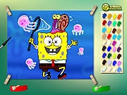 Spongebob с Jelly Fish