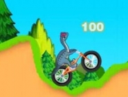 Dinosaur Bike Stunt