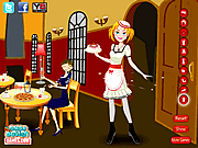 Linda The Waitress Dressup