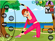 Fitness Girl Dress Up game