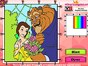 Princess Belle Coloring