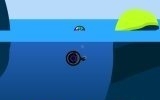 Submarine in search for the lost treasure