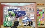 Cars Online Coloring Page
