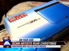 Вместо 3DS американец получил на Рождество коробку с камнями